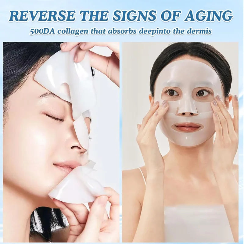 1/3/5/10PCS Bio Collagen Face Mask Anti Wrinkle Fade Face Fine Line