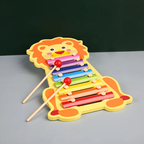 Montessori Wooden 8 Scal Xylophone Musical Instrument Toys