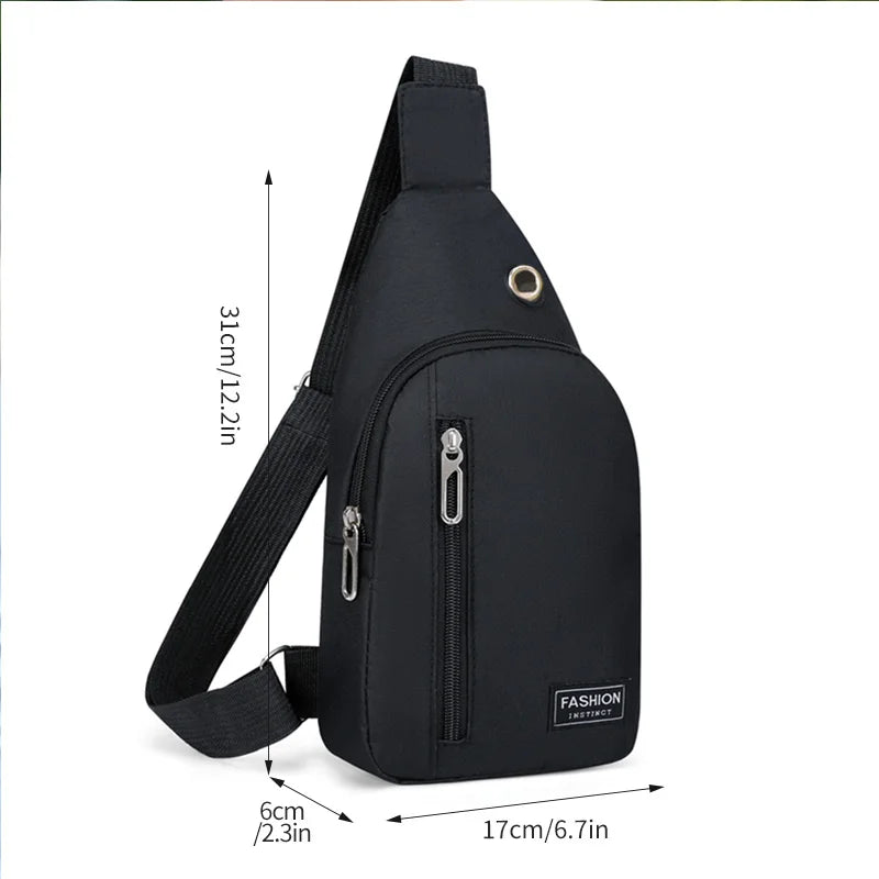 Chest Bag Men New Leisure Fashion Trend One Shoulder Chest Bag Outdoor