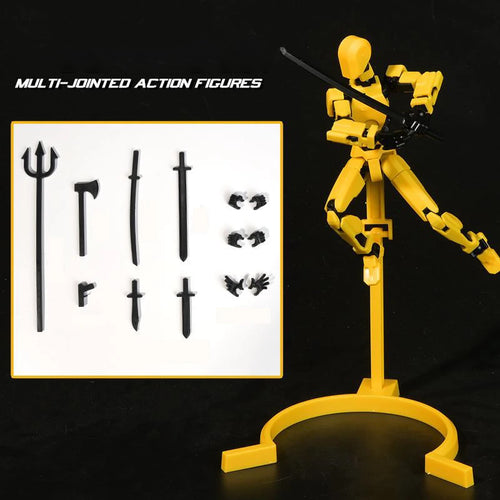 UNGH Multi-Jointed Movable Robot 3D Printed Mannequin Toy 13 Action