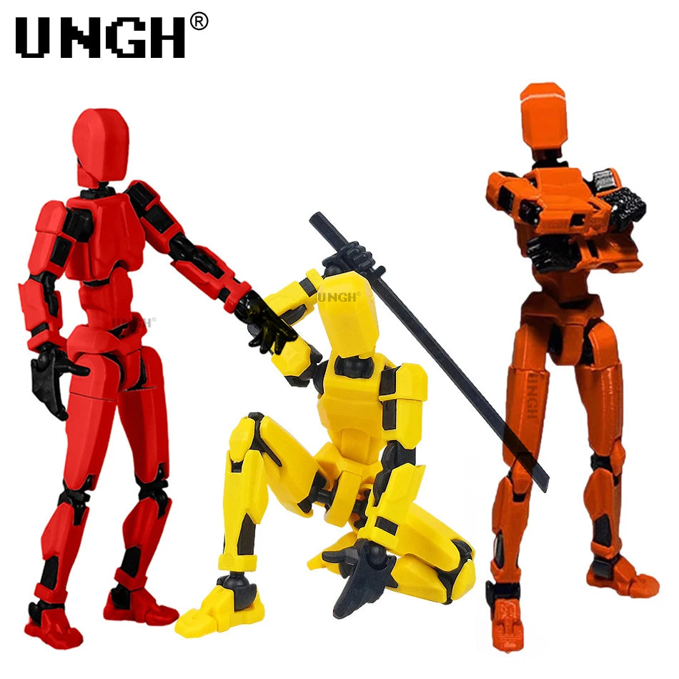 UNGH Multi-Jointed Movable Robot 3D Printed Mannequin Toy 13 Action