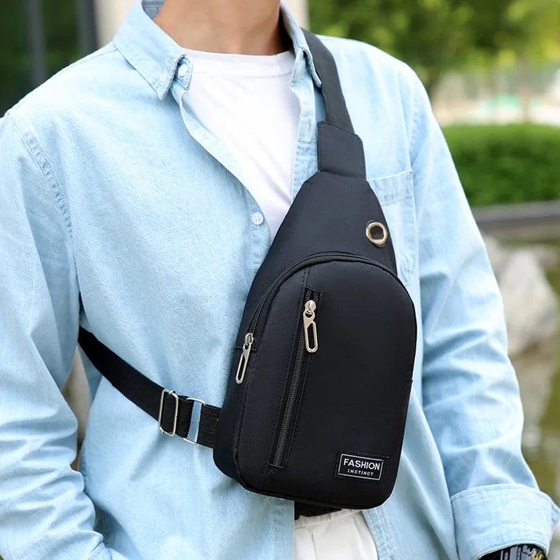 Chest Bag Men New Leisure Fashion Trend One Shoulder Chest Bag Outdoor