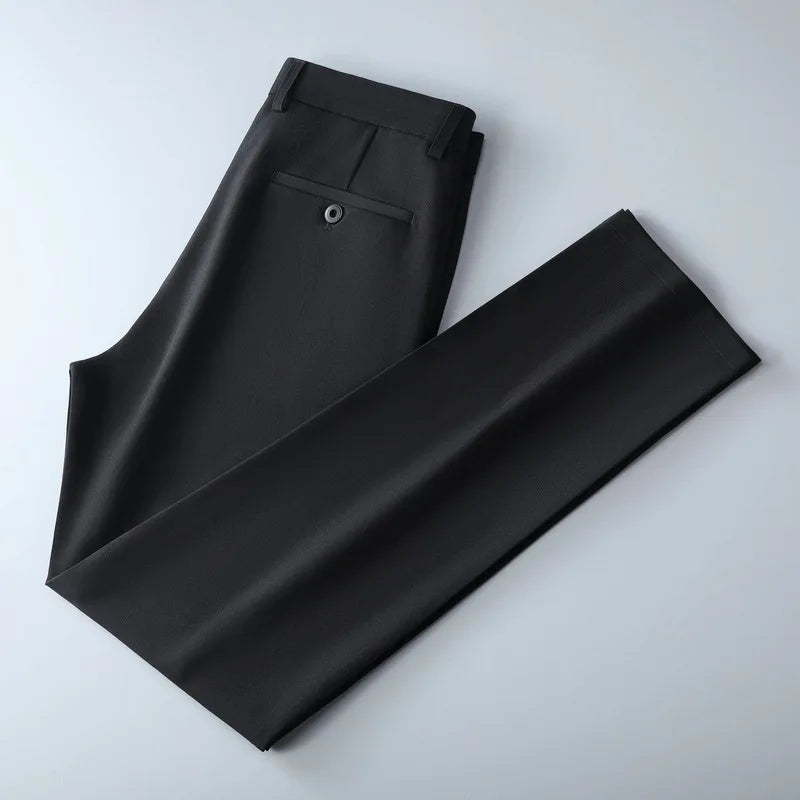 Male Smart Casual Pants Stretchy Sports Men's Fast Dry Trousers Spring