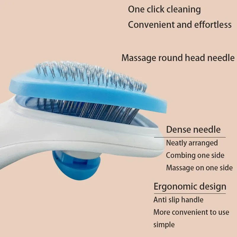 Pet Dog Hair Brush Cat Comb Pet Hair Remover Brush for Dogs Cats Puppy