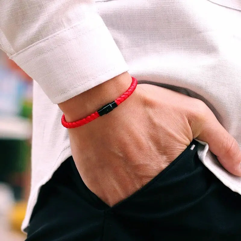 Grade A Keel Rope Bracelet Men Femme Lucky Red Thread Braclet Attract