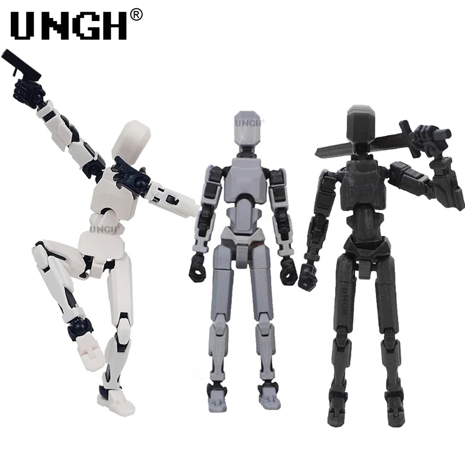 UNGH Multi-Jointed Movable Robot 3D Printed Mannequin Toy 13 Action