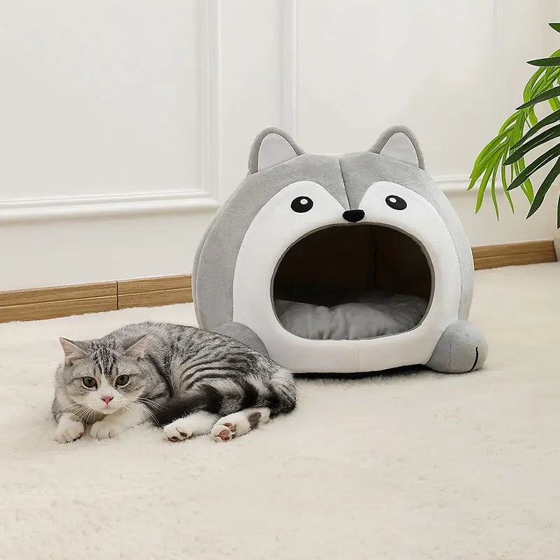 Very Soft Cat Bed Pet Basket Cat House Sofa Small Dog Lounger Cushion
