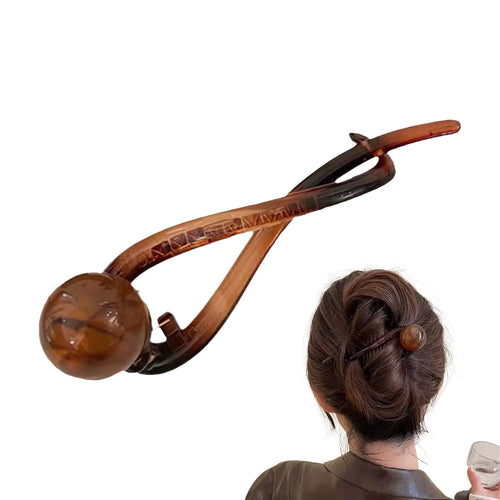 Summer Barrettes For Women Vintage Colorful Ball Shape Hairpin Daily