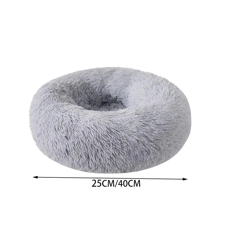 Cat Nest Round Soft Shaggy Mat for Kittens Chihuahua Indoor Dog Cat