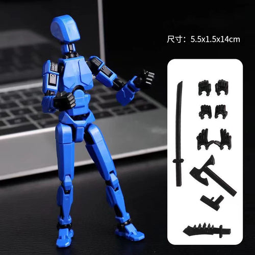 UNGH Multi-Jointed Movable Robot 3D Printed Mannequin Toy 13 Action