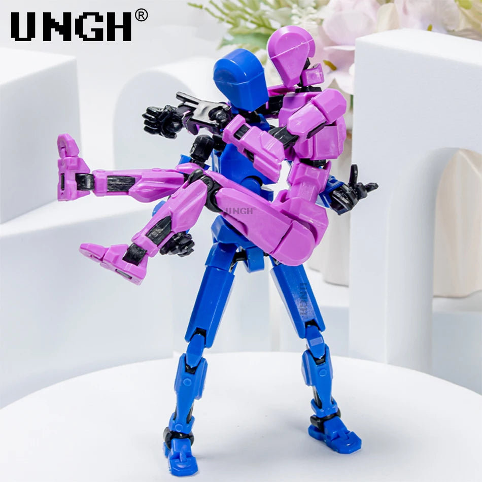 UNGH Multi-Jointed Movable Robot 3D Printed Mannequin Toy 13 Action