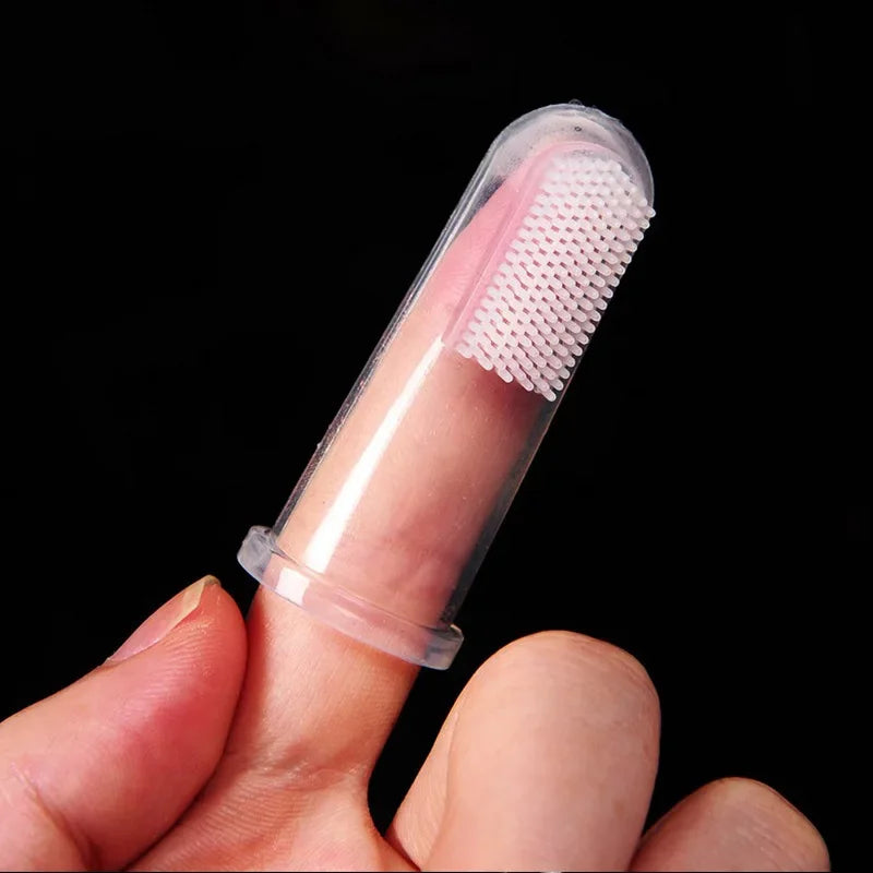 Soft pet finger toothbrush Teddy dog toothbrush tartar dental care dog