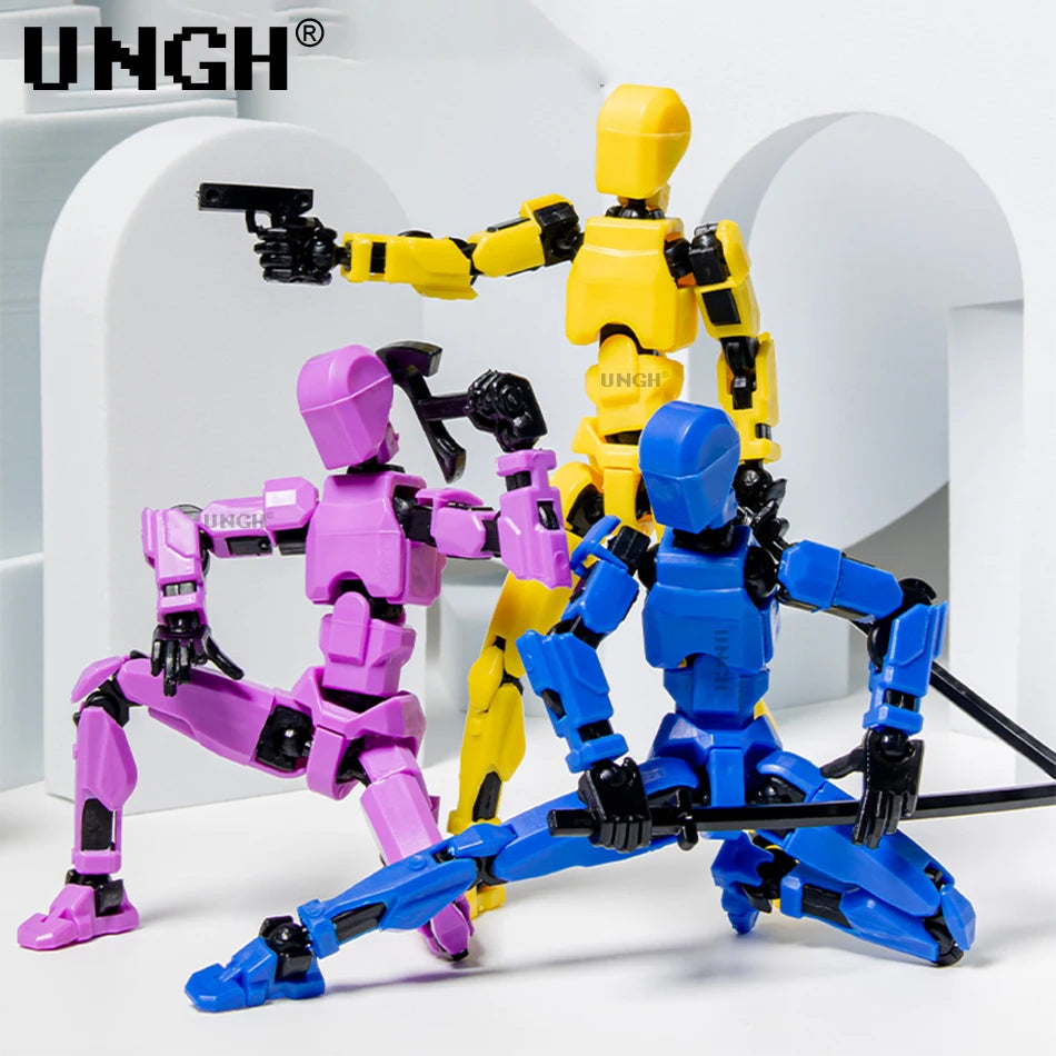 UNGH Multi-Jointed Movable Robot 3D Printed Mannequin Toy 13 Action