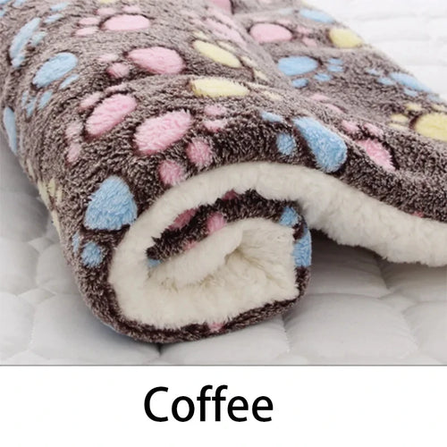 Flannel Pet Sleeping Mat Dog Bed Cat Litter Puppy Bed Dog Sofa Lovely