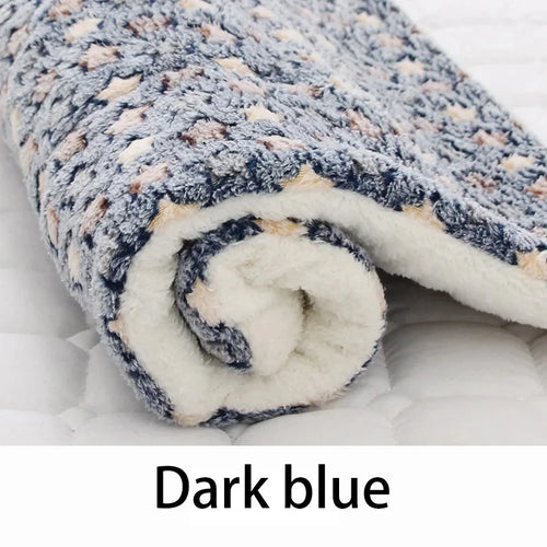 Flannel Pet Sleeping Mat Dog Bed Cat Litter Puppy Bed Dog Sofa Lovely