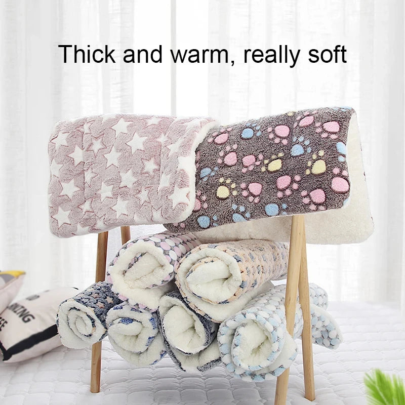 Flannel Pet Sleeping Mat Dog Bed Cat Litter Puppy Bed Dog Sofa Lovely