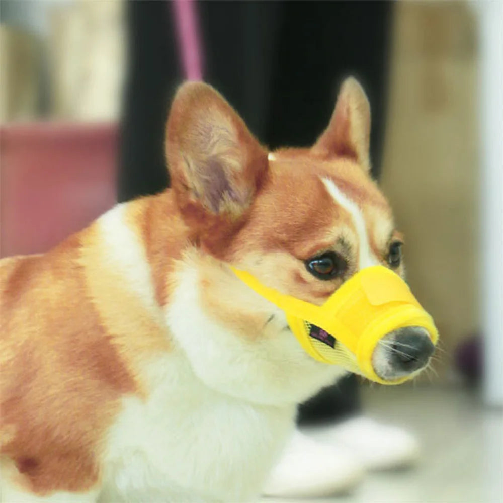 Anti Barking Dog Muzzle for Dogs Adjustable Mesh Breathable Pet Mouth