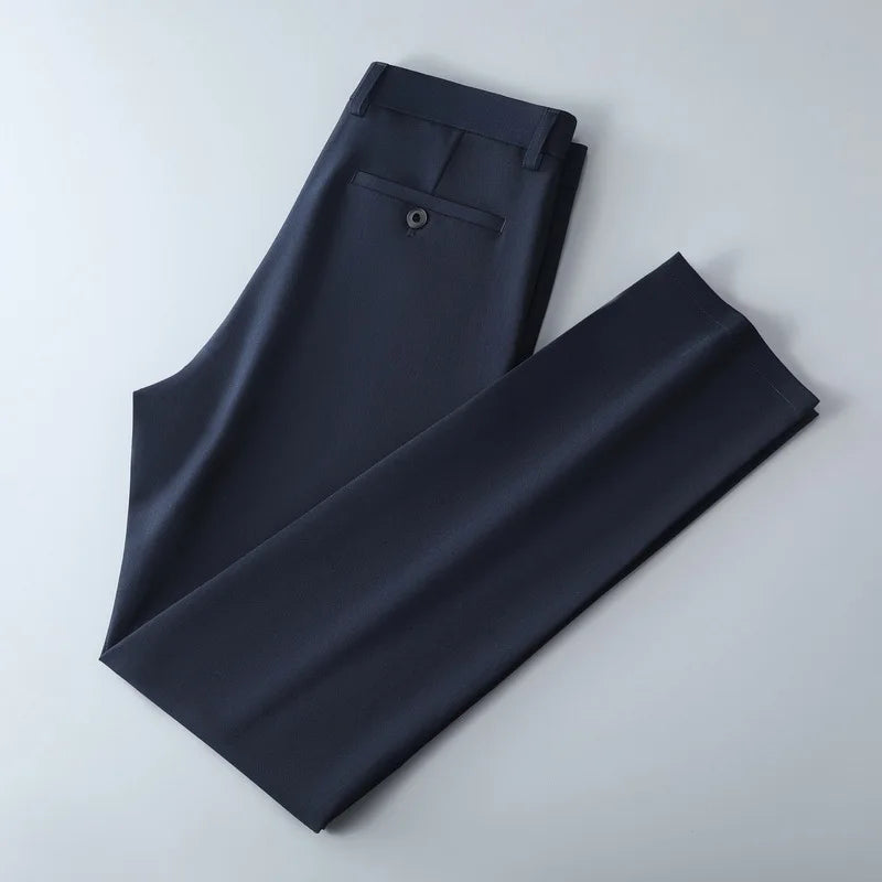 Male Smart Casual Pants Stretchy Sports Men's Fast Dry Trousers Spring