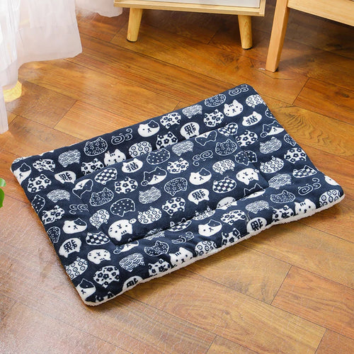 Flannel Pet Sleeping Mat Dog Bed Cat Litter Puppy Bed Dog Sofa Lovely