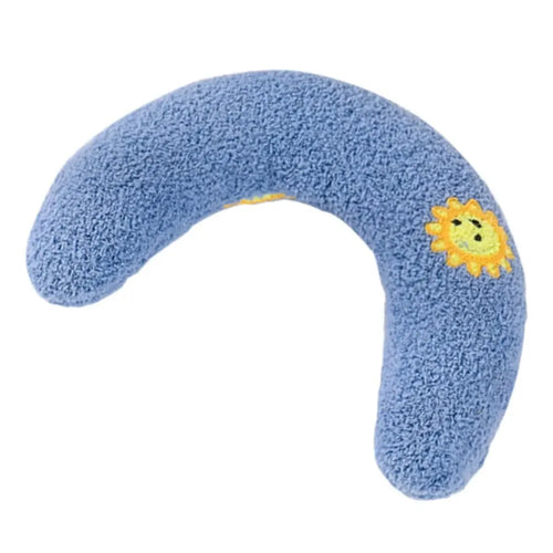 1PC Little Pillow for Cats, Ultra Soft Fluffy Pet Calming Toy Half
