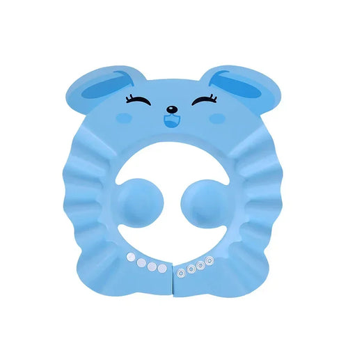 Baby Shower Soft Cap Adjustable Hair Wash Hat for Kids Ear Protection