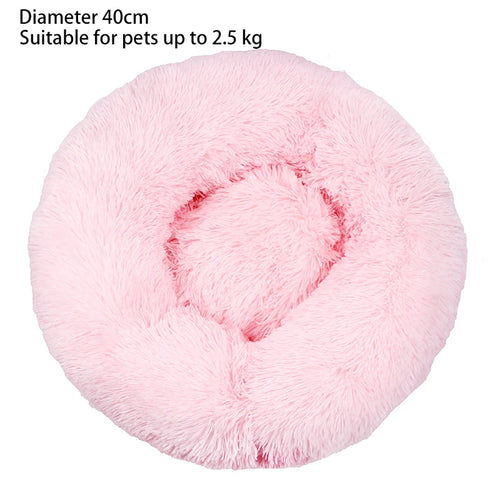 Cat Nest Round Soft Shaggy Mat for Kittens Chihuahua Indoor Dog Cat