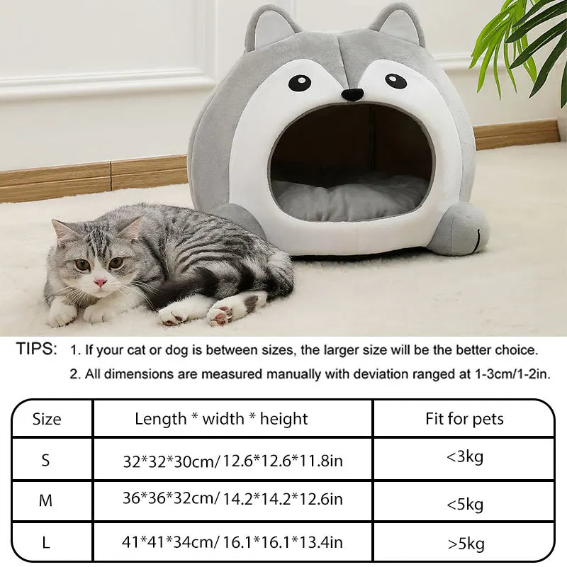 Very Soft Cat Bed Pet Basket Cat House Sofa Small Dog Lounger Cushion