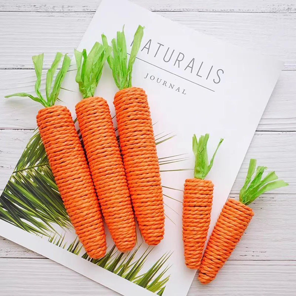 Cat Toys Simulation Carrot Sounding Pet Toys For Kitten Dogs Sisal