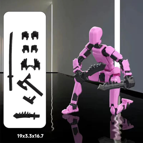 UNGH Multi-Jointed Movable Robot 3D Printed Mannequin Toy 13 Action