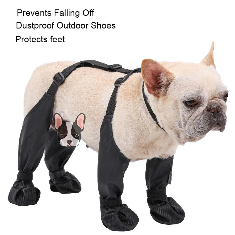 Dog Shoes Waterproof Adjustable Dog Boots Rain Day Pet Supplies Shoes