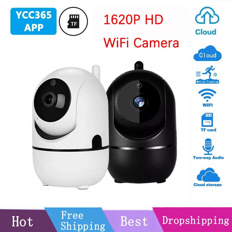 IP Camera YCC365 Plus Smart Home 1620P HD Security camera Auto