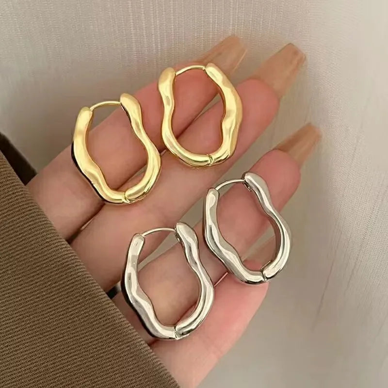 Irregular Geometric Earrings for Women's New Trendy and Personalized