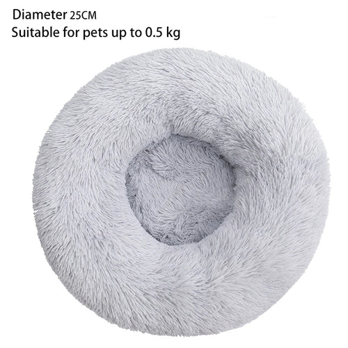 Cat Nest Round Soft Shaggy Mat for Kittens Chihuahua Indoor Dog Cat