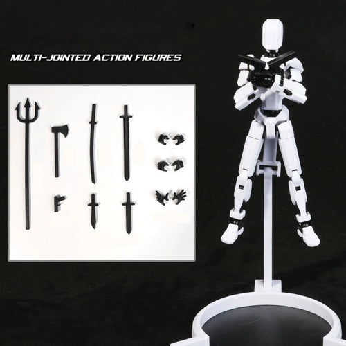 UNGH Multi-Jointed Movable Robot 3D Printed Mannequin Toy 13 Action