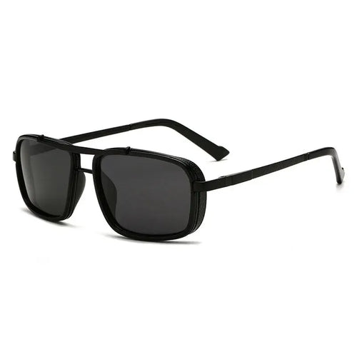 New Sunglasses Punk Sunglasses New Men's Square Uv400 Twin-beam
