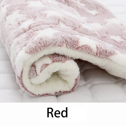 Flannel Pet Sleeping Mat Dog Bed Cat Litter Puppy Bed Dog Sofa Lovely