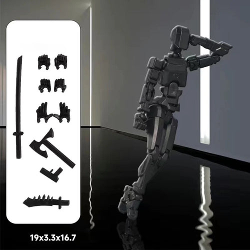 UNGH Multi-Jointed Movable Robot 3D Printed Mannequin Toy 13 Action
