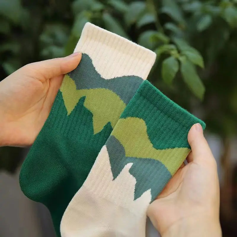 4 Pairs Of Fashionable And Soft AB Socks, Comfortable And Breathable