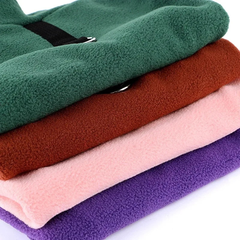 Pet Dog Clothes Autumn Winter Coat Fleece Warm Sweater Vest For Small