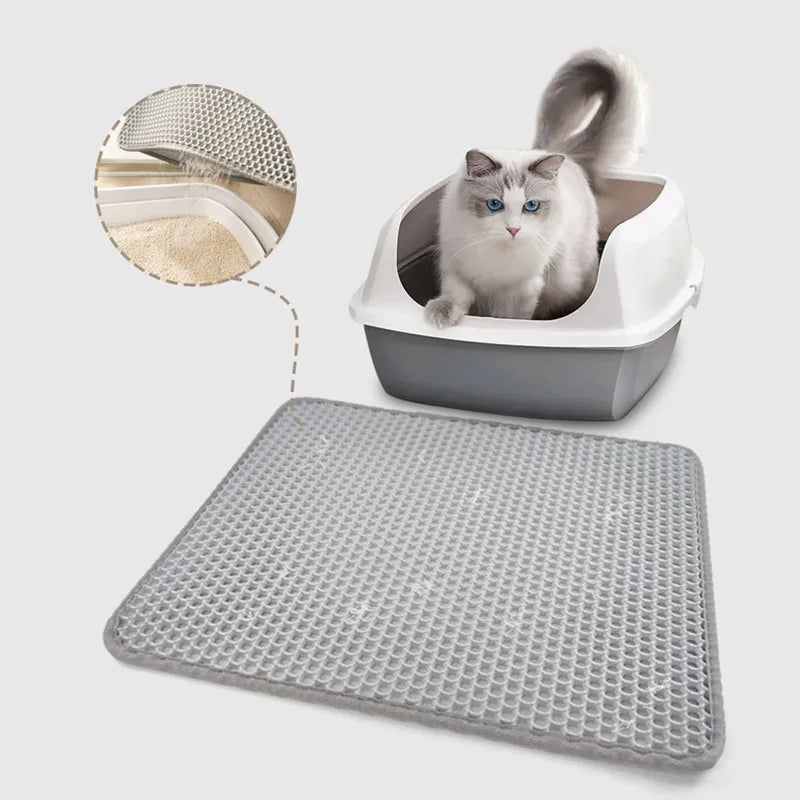 Pet Litter Mat Waterproof Double Layer Pet Litter Mat Non Slip Mat