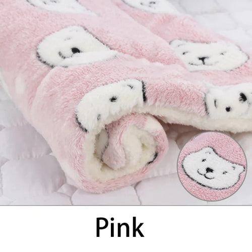Flannel Pet Sleeping Mat Dog Bed Cat Litter Puppy Bed Dog Sofa Lovely