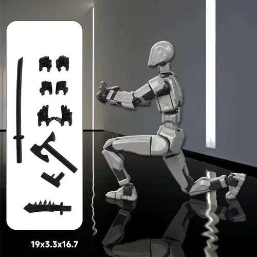 UNGH Multi-Jointed Movable Robot 3D Printed Mannequin Toy 13 Action