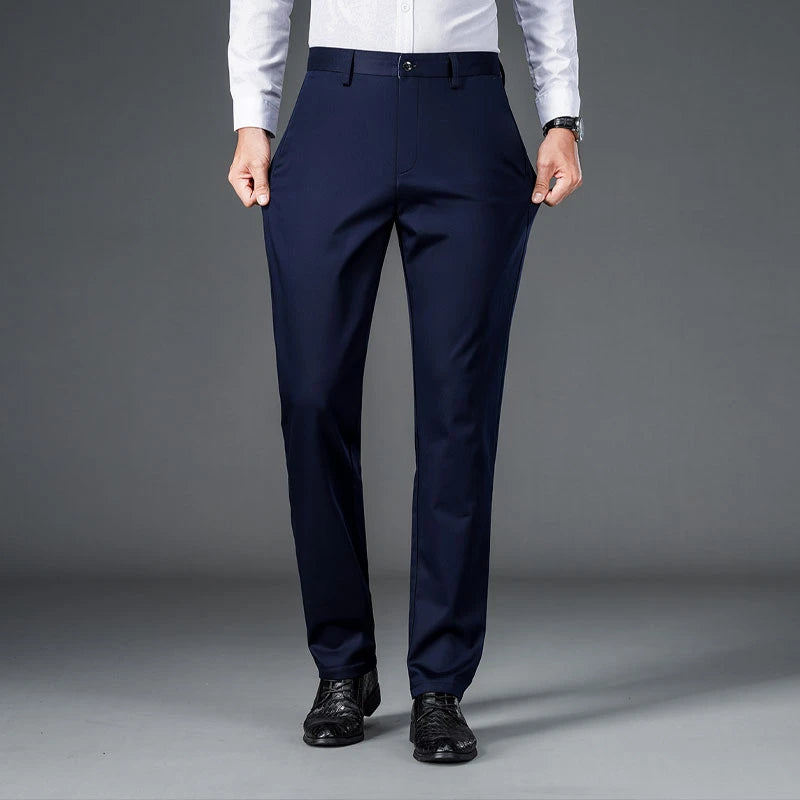 Male Smart Casual Pants Stretchy Sports Men's Fast Dry Trousers Spring