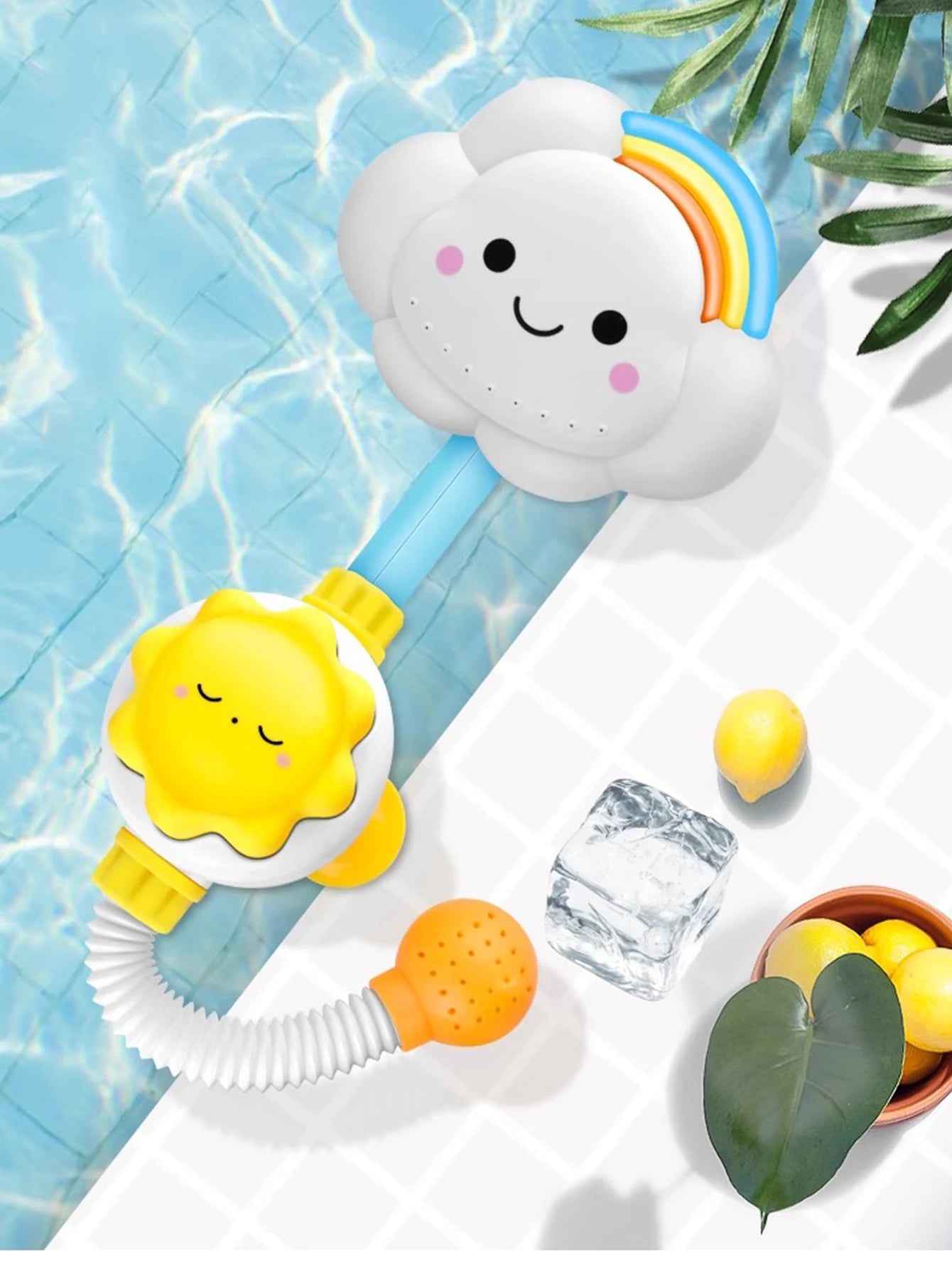 1pcs Kids cloud shower toy, baby bathtub toy, children's bathtub water