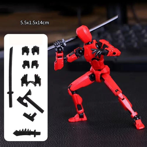 UNGH Multi-Jointed Movable Robot 3D Printed Mannequin Toy 13 Action