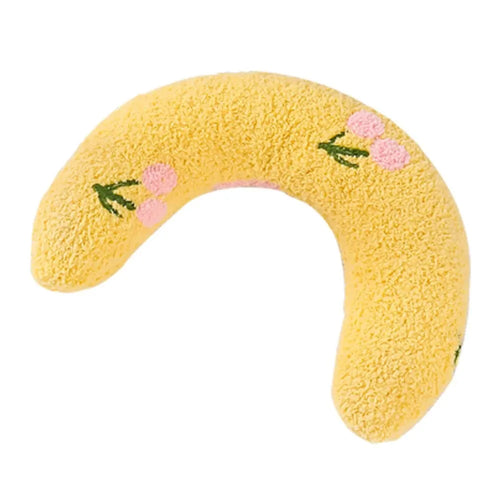 1PC Little Pillow for Cats, Ultra Soft Fluffy Pet Calming Toy Half