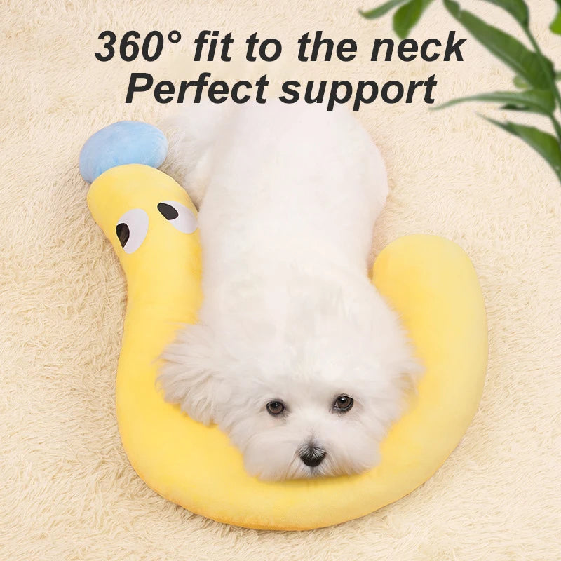 1 Pc Pet Little Pillow U-Shaped Neck Protector Deep Sleep for Puppy