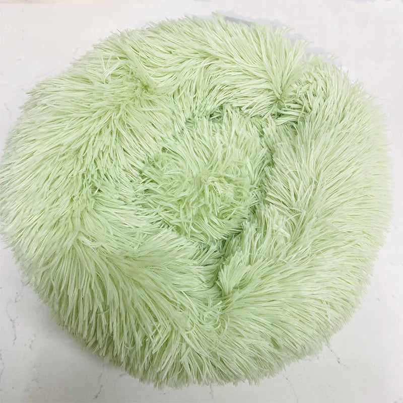 Cat Nest Round Soft Shaggy Mat for Kittens Chihuahua Indoor Dog Cat