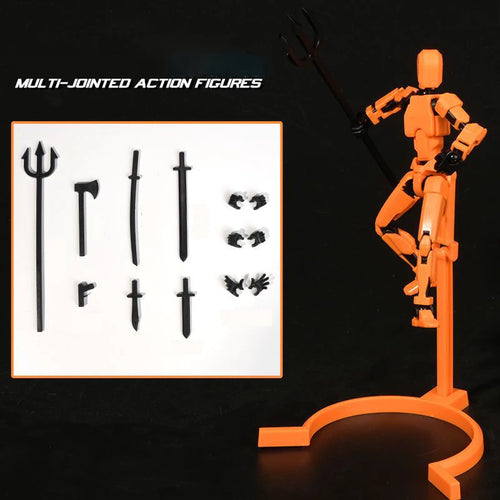 UNGH Multi-Jointed Movable Robot 3D Printed Mannequin Toy 13 Action