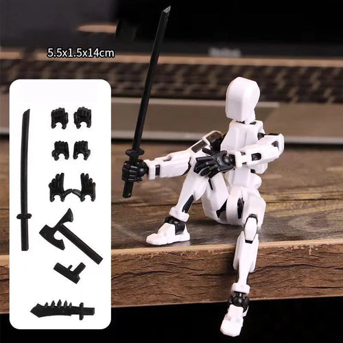 UNGH Multi-Jointed Movable Robot 3D Printed Mannequin Toy 13 Action